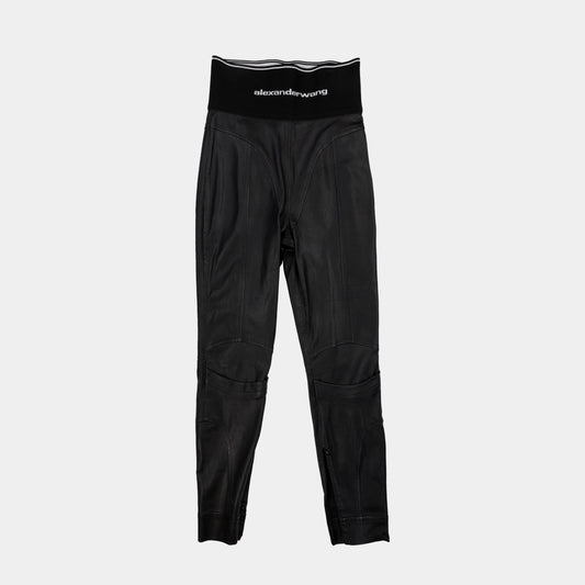 Alexander Wang High Waist Leather Pants