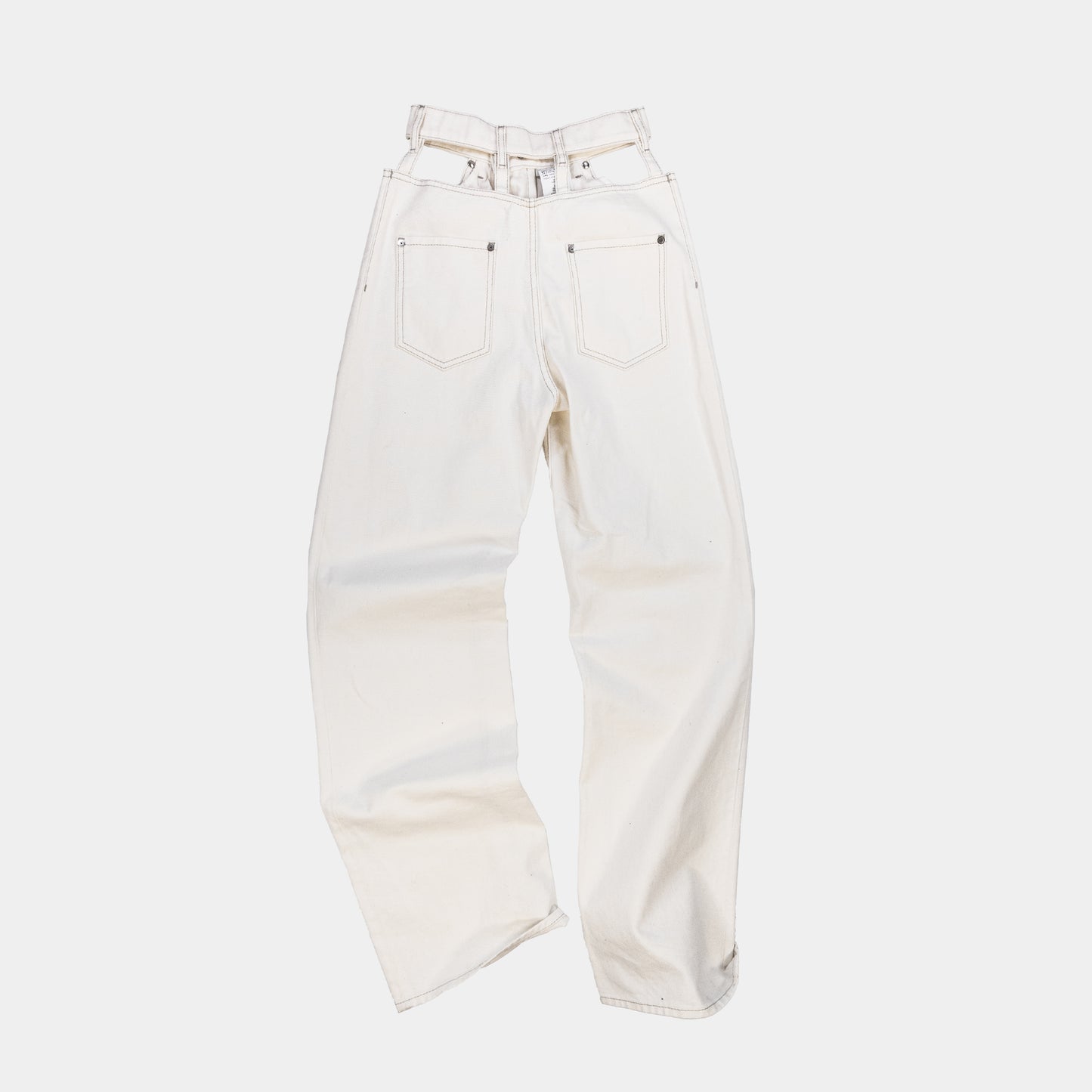 Maison Margiela High Rise Wide Leg Jeans