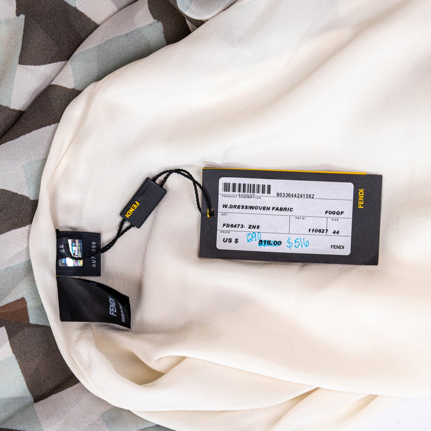 Fendi Silk Maxi Dress