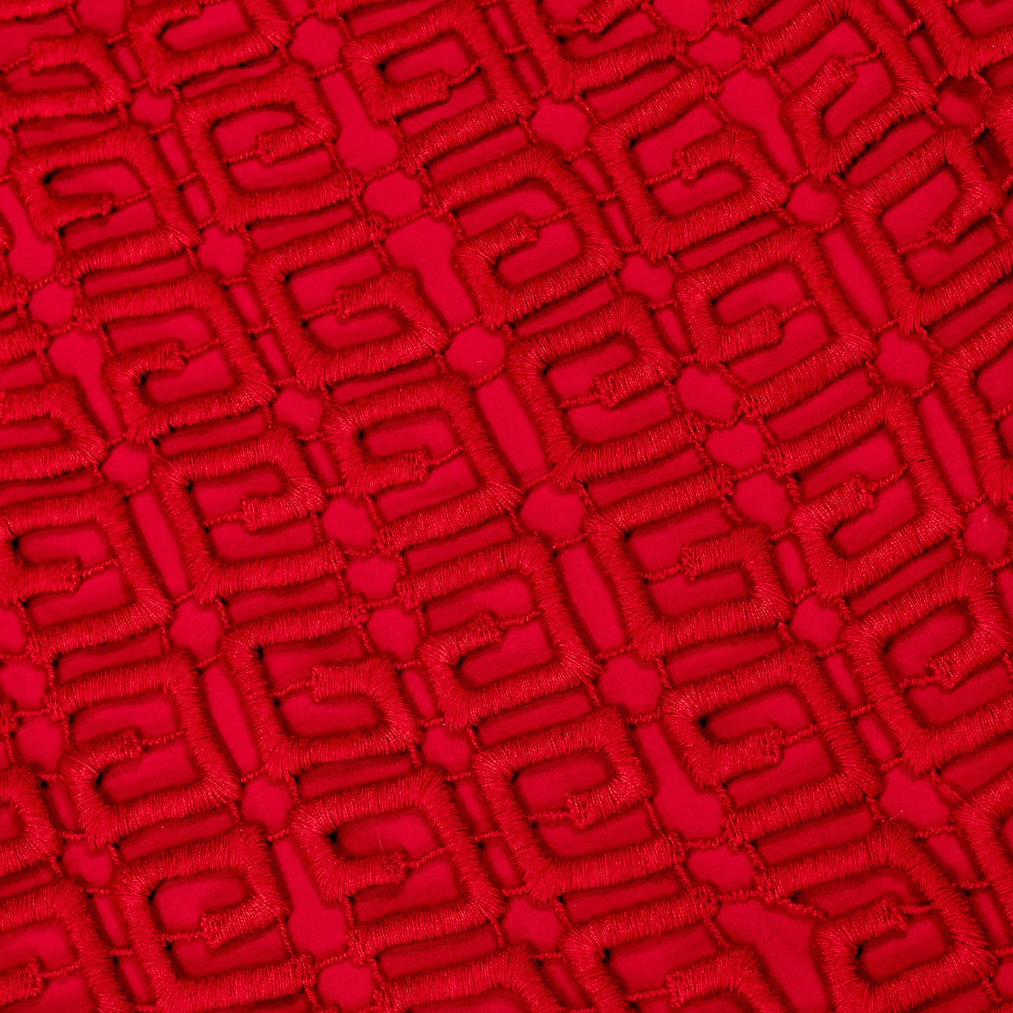 Givenchy Red 4G Guipure Dress