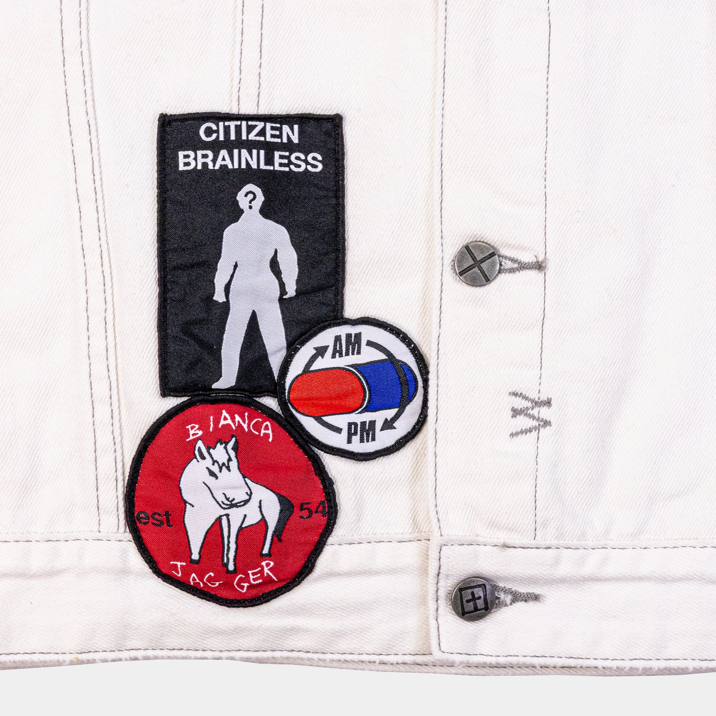 Ksubi OH G Jacket Retox White