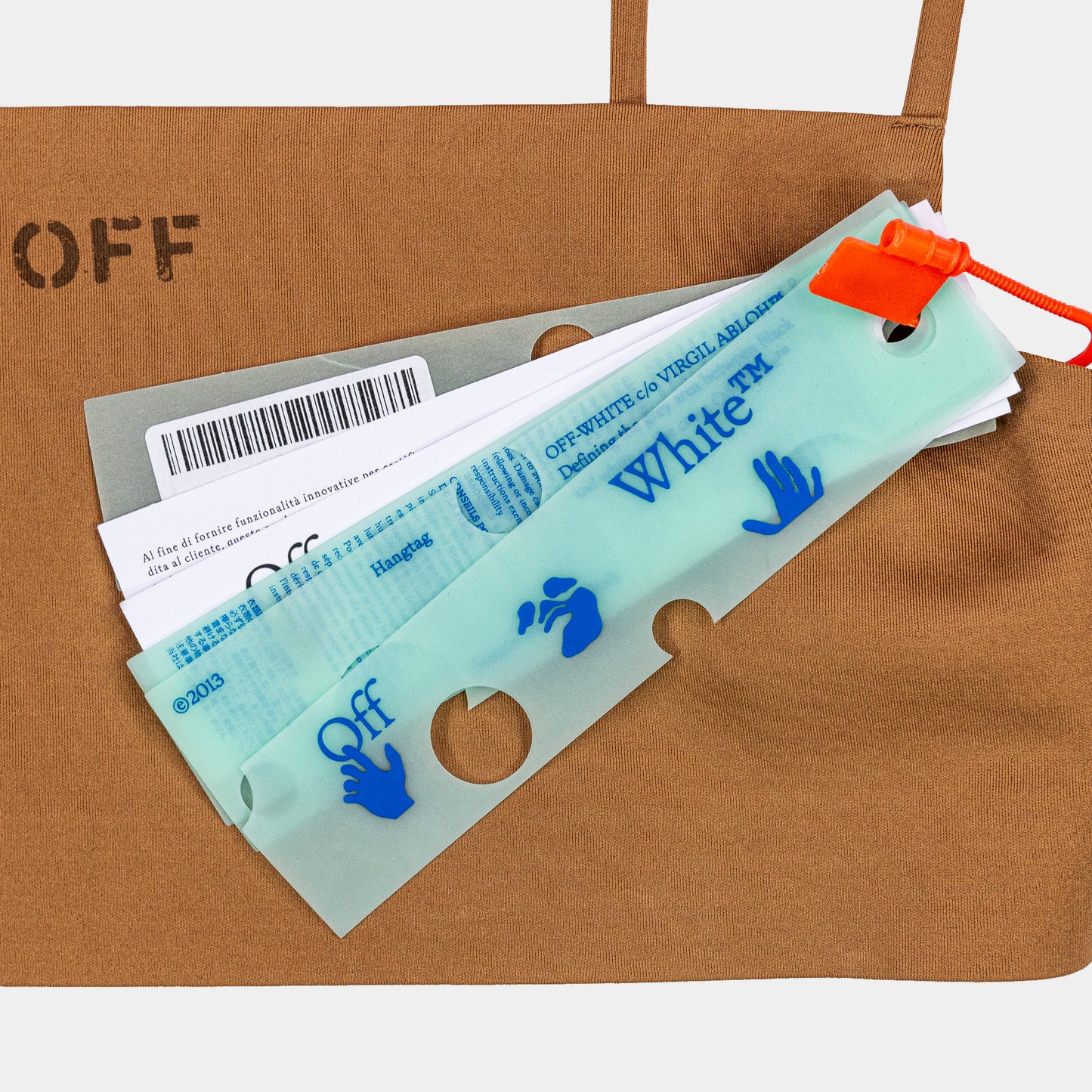 Off White c/o Virgil Abloh Straight Neckline Sleek Top