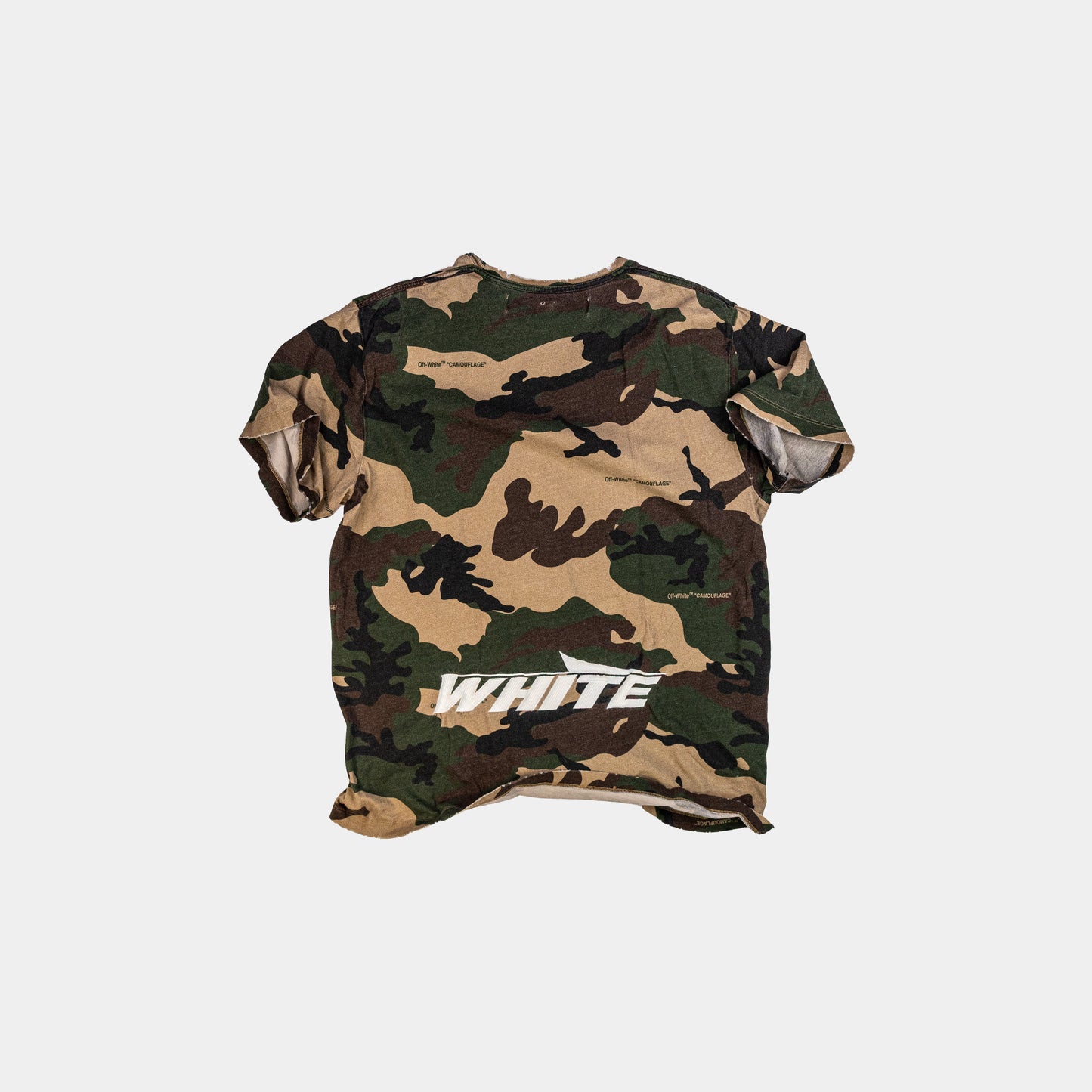 Off White c/o Virgil Abloh Camo Slim Tee