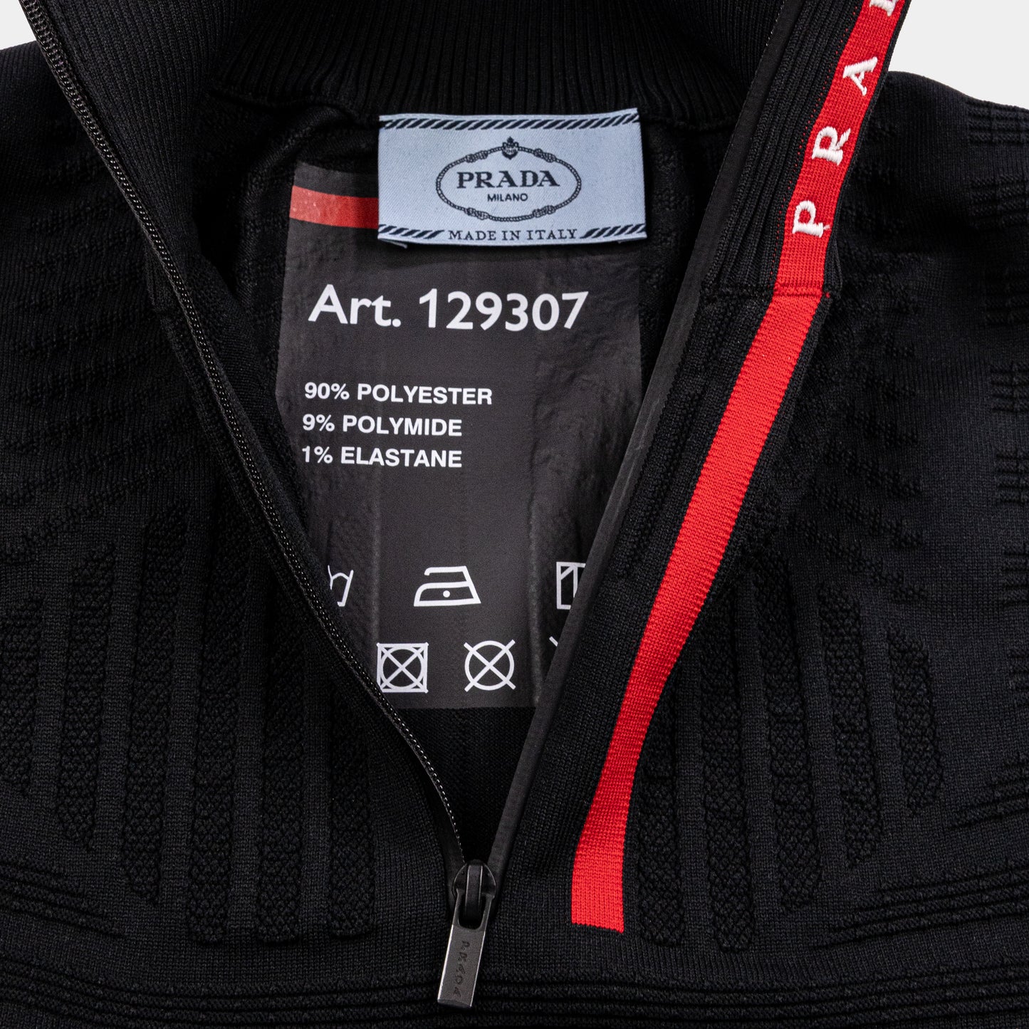 Prada Tech Rec Re-Nylon Piqué Sleeveless Top