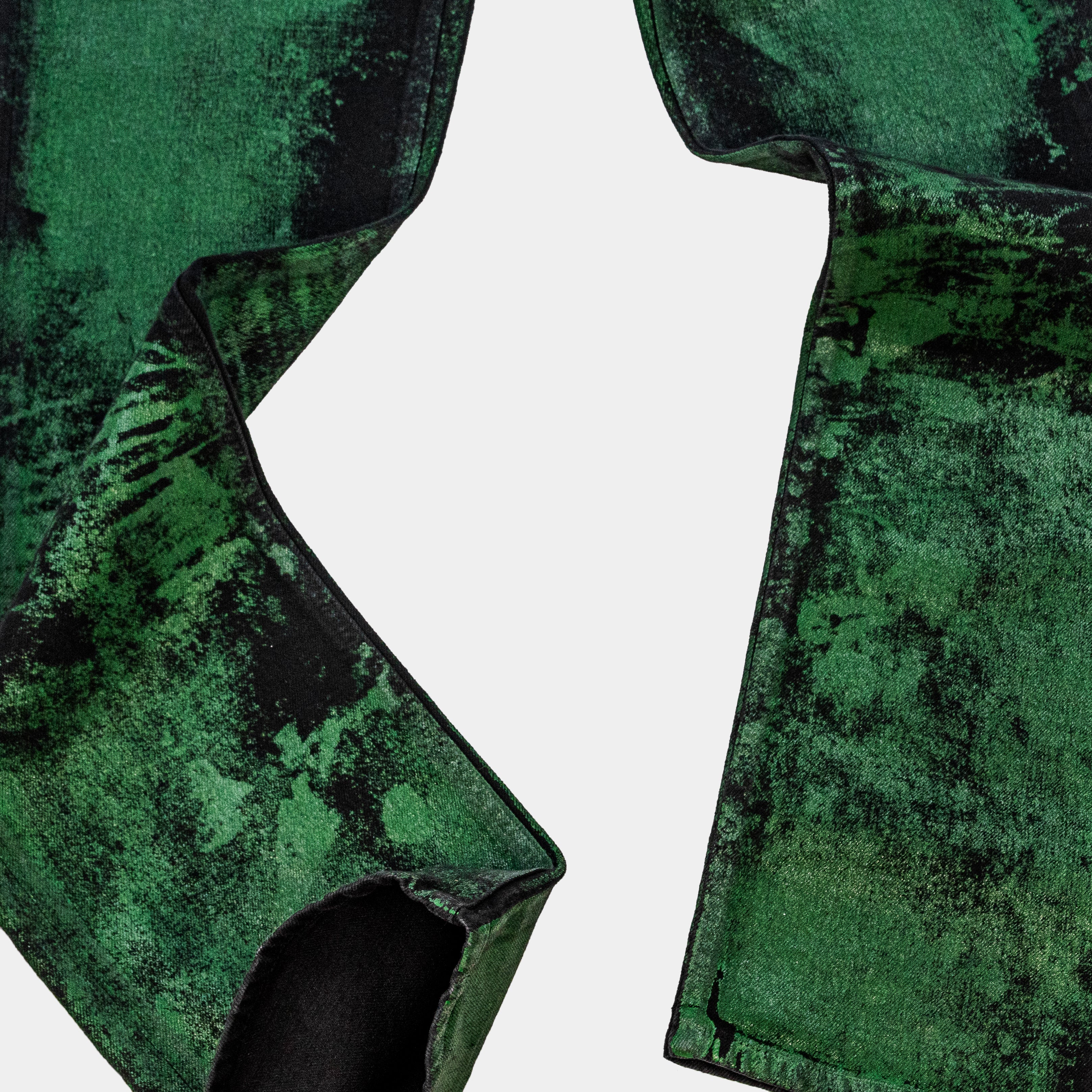 1017 ALYX 9SM PAINT SPLATTER ZIP SHIRT 1017 ALYX 9SM Green Paint