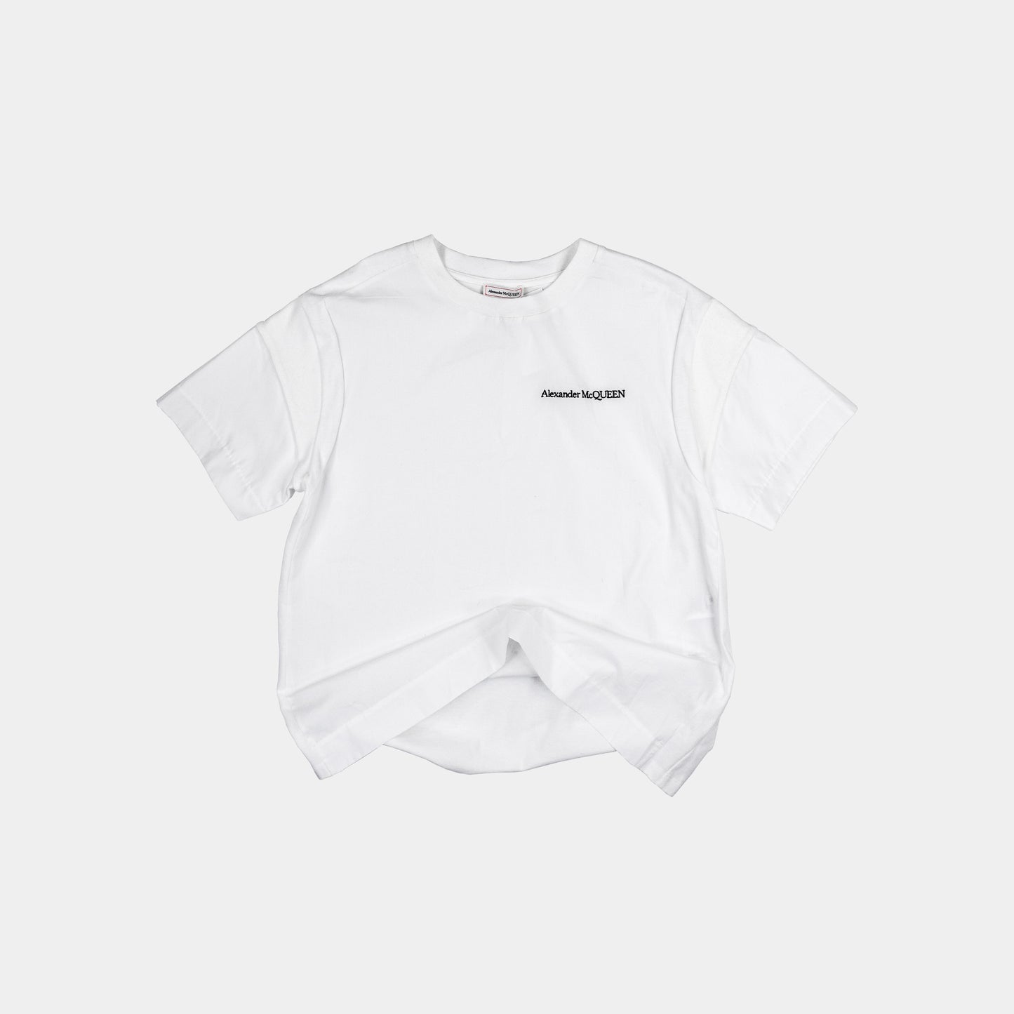 Alexander McQueen Embroided Logoed T-shirt