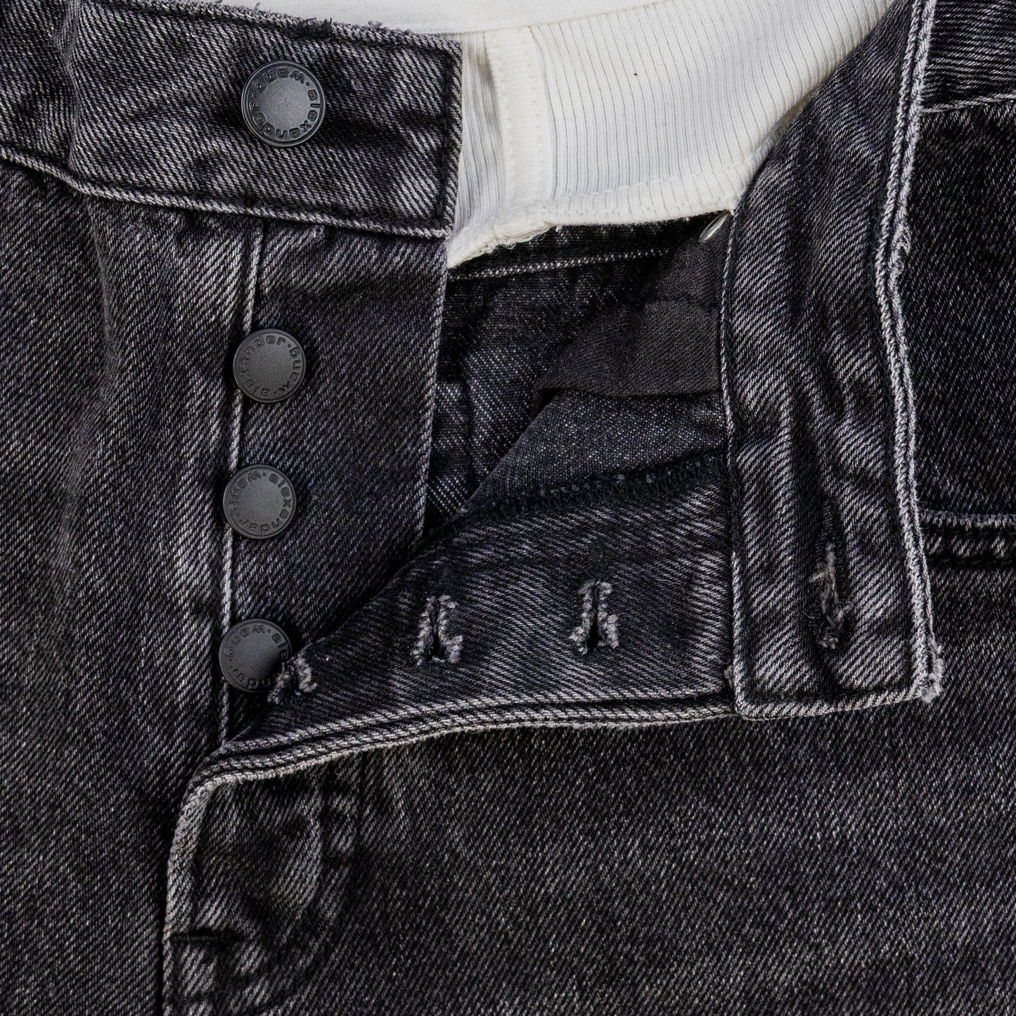 Alexander Wang Black Brief Layer Jeans
