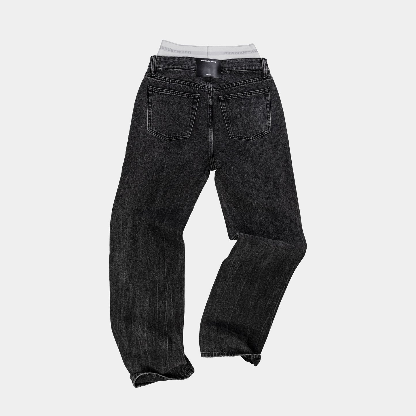Alexander Wang Black Brief Layer Jeans