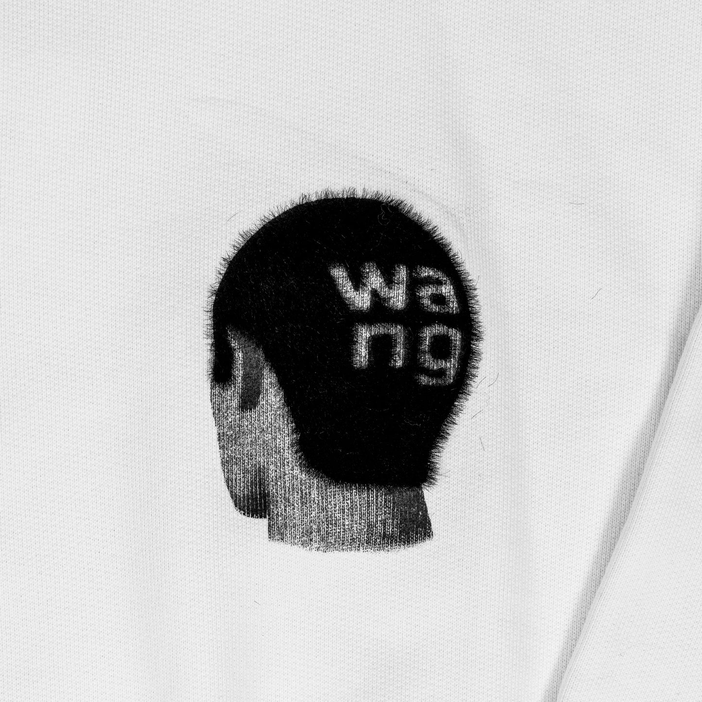 Alexander Wang Classic Crewneck With Buzz Cut Print