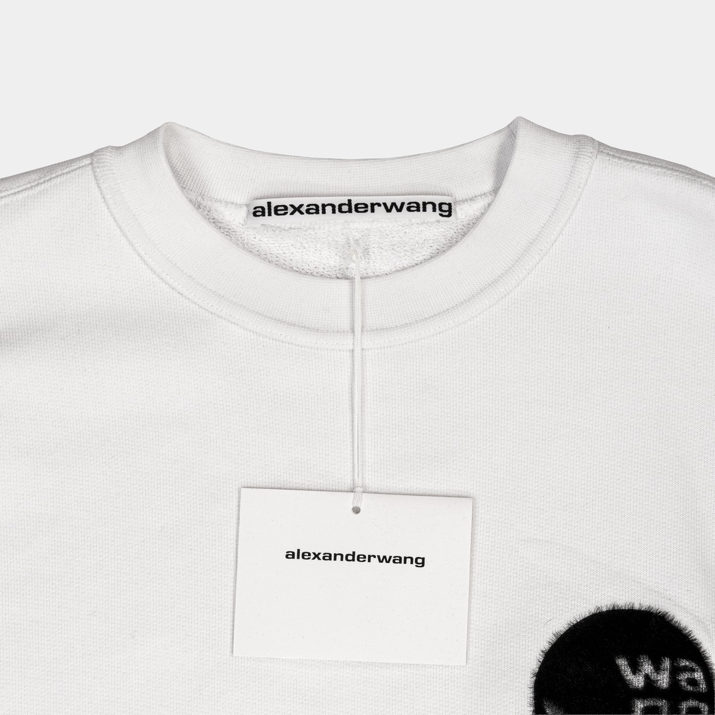 Alexander Wang Classic Crewneck With Buzz Cut Print