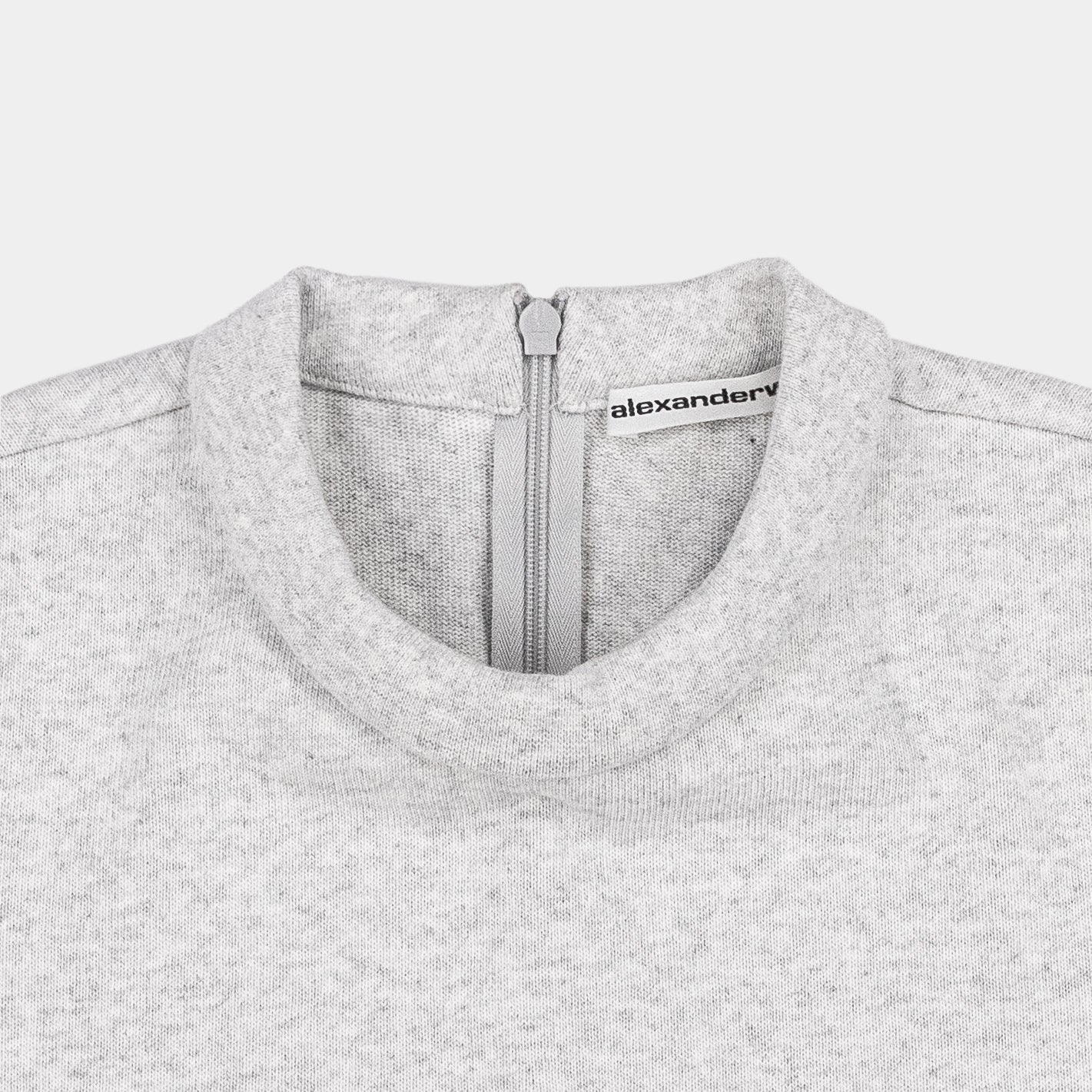 Alexander Wang Scuba Embroided Logo Crop Top