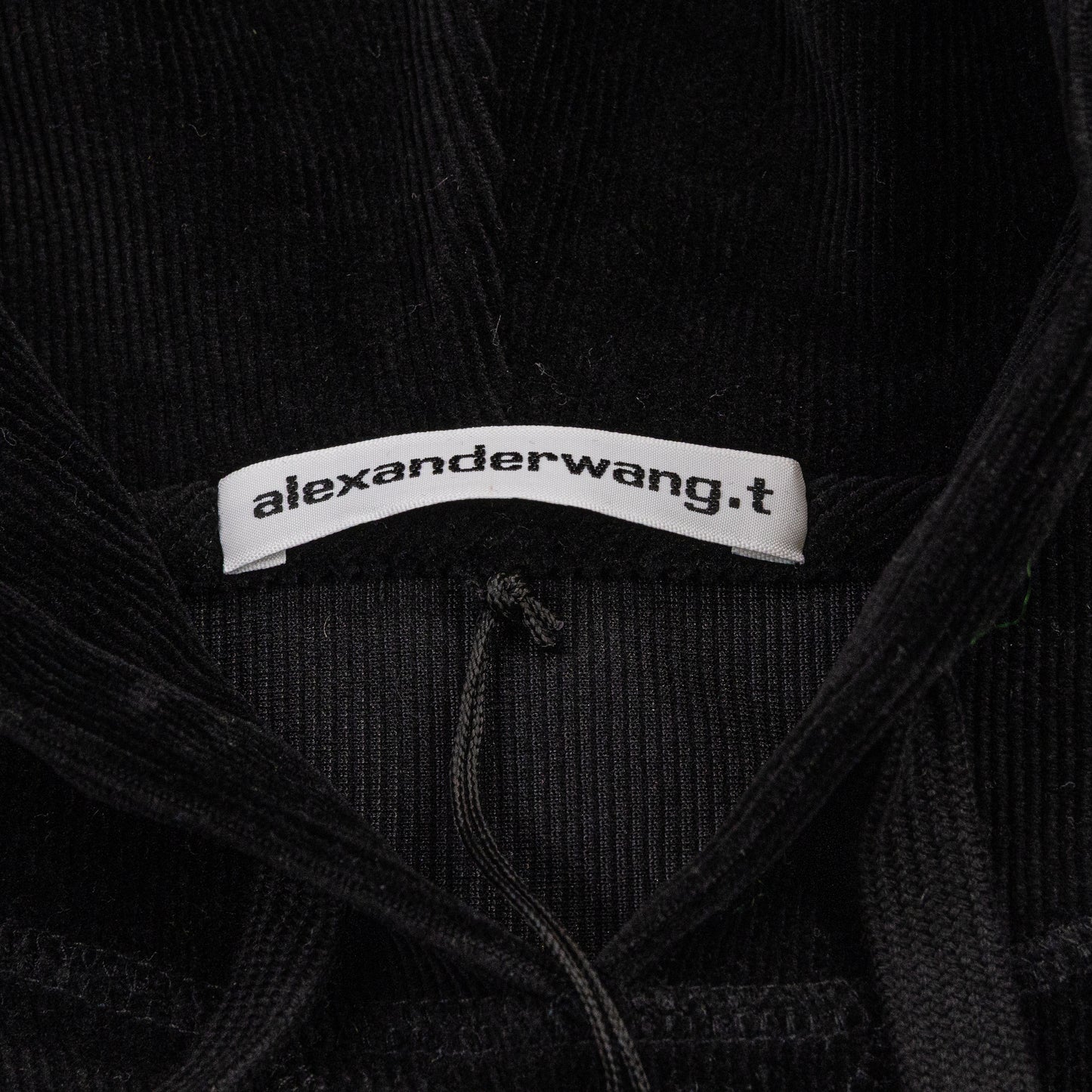 Alexander Wang Stretch Corduroy Cap Sleeve Hoodie