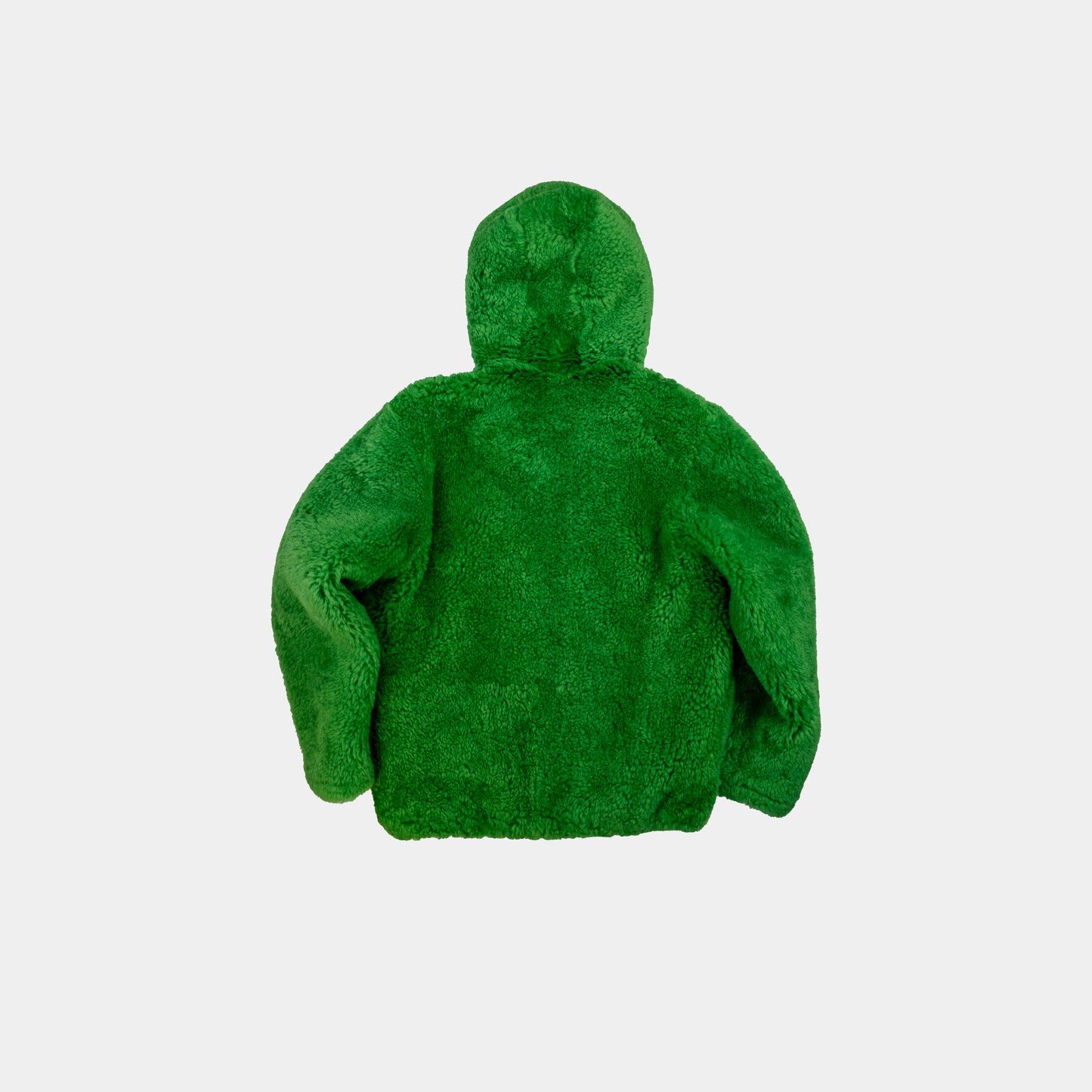 Bottega Veneta X Daniel Lee Lamb Fur Shearling Green Grinch Jacket