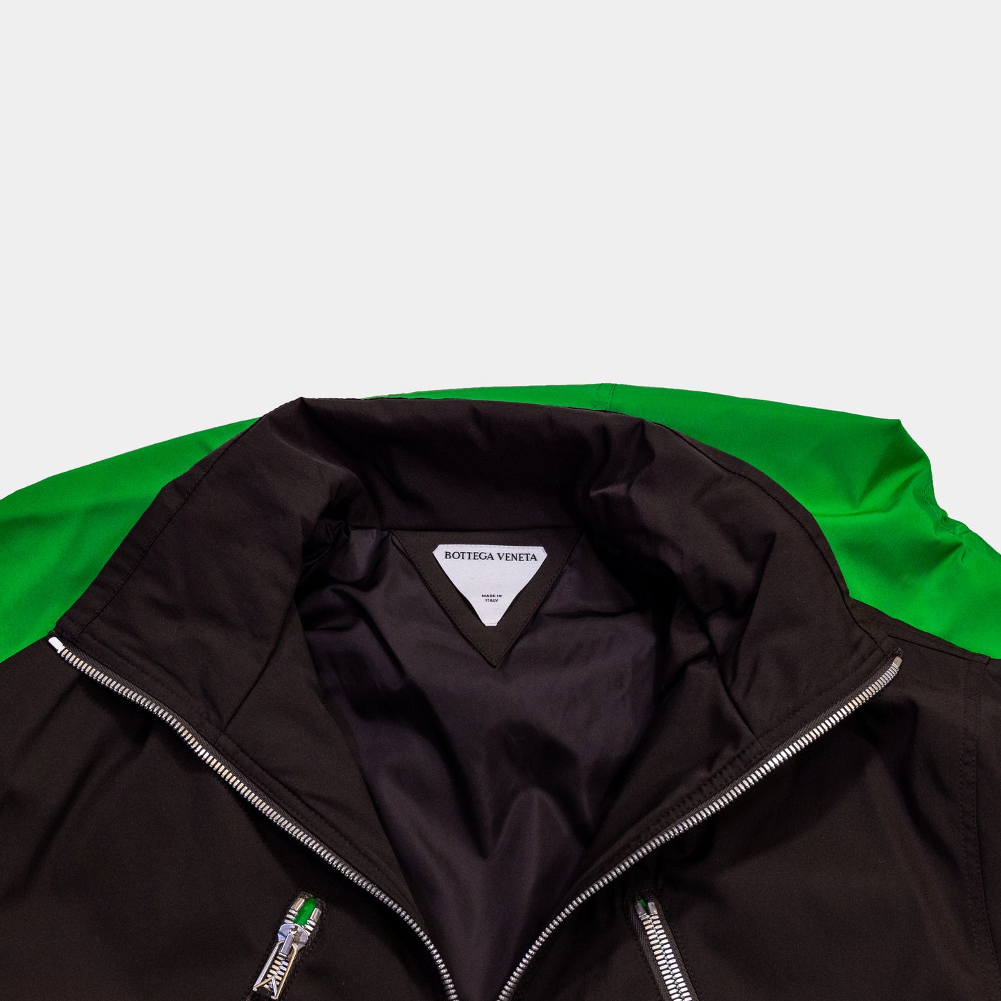 Bottega Veneta Men's Concealed Zip-up Jacket