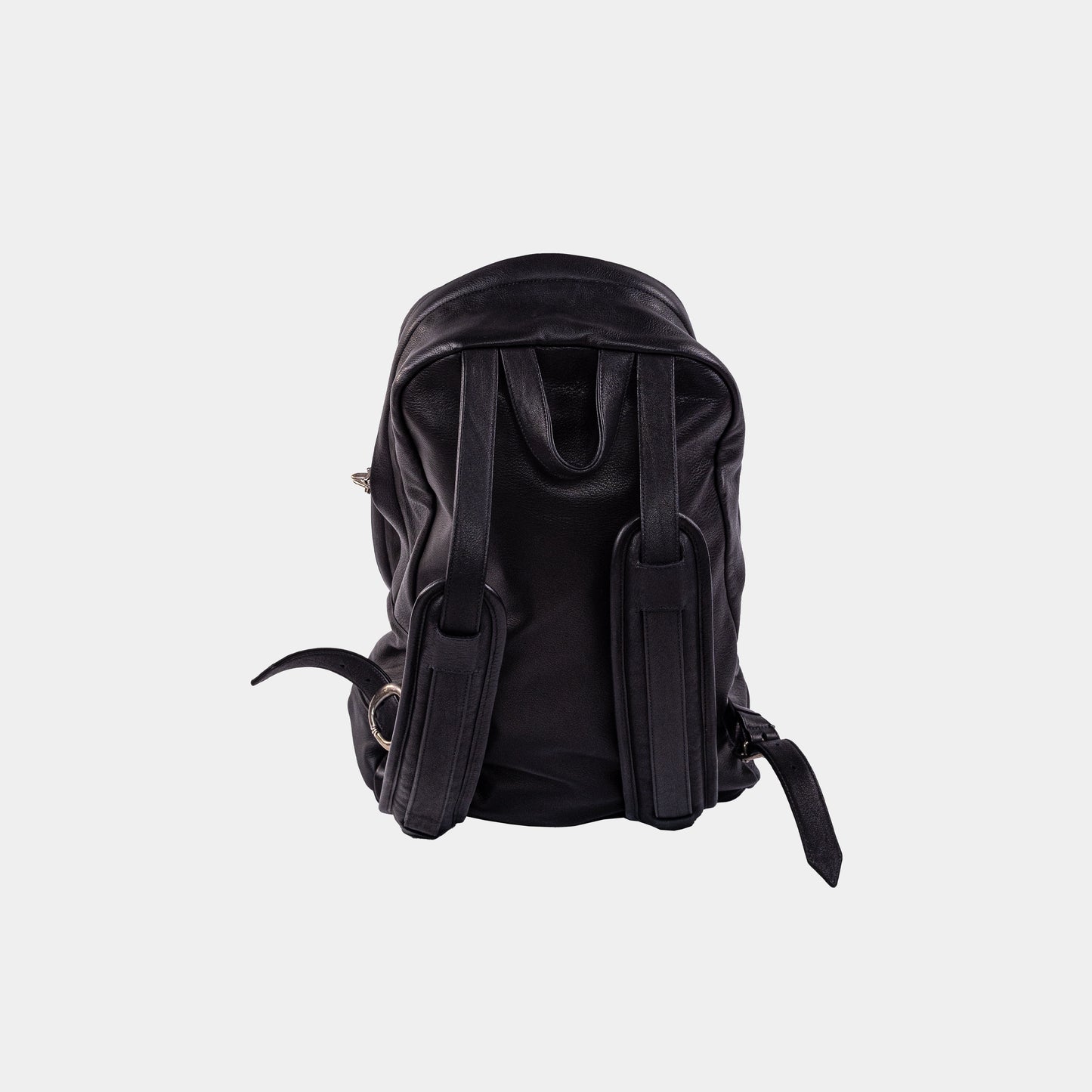 Chrome Hearts Leather Multicolor Cross Patch Backpack