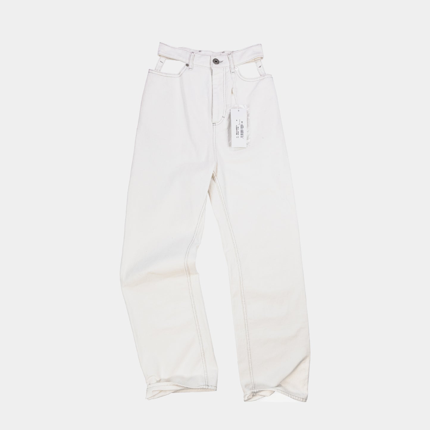 Maison Margiela High Rise Wide Leg Jeans