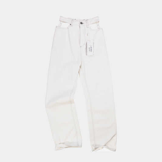 Maison Margiela High Rise Wide Leg Jeans