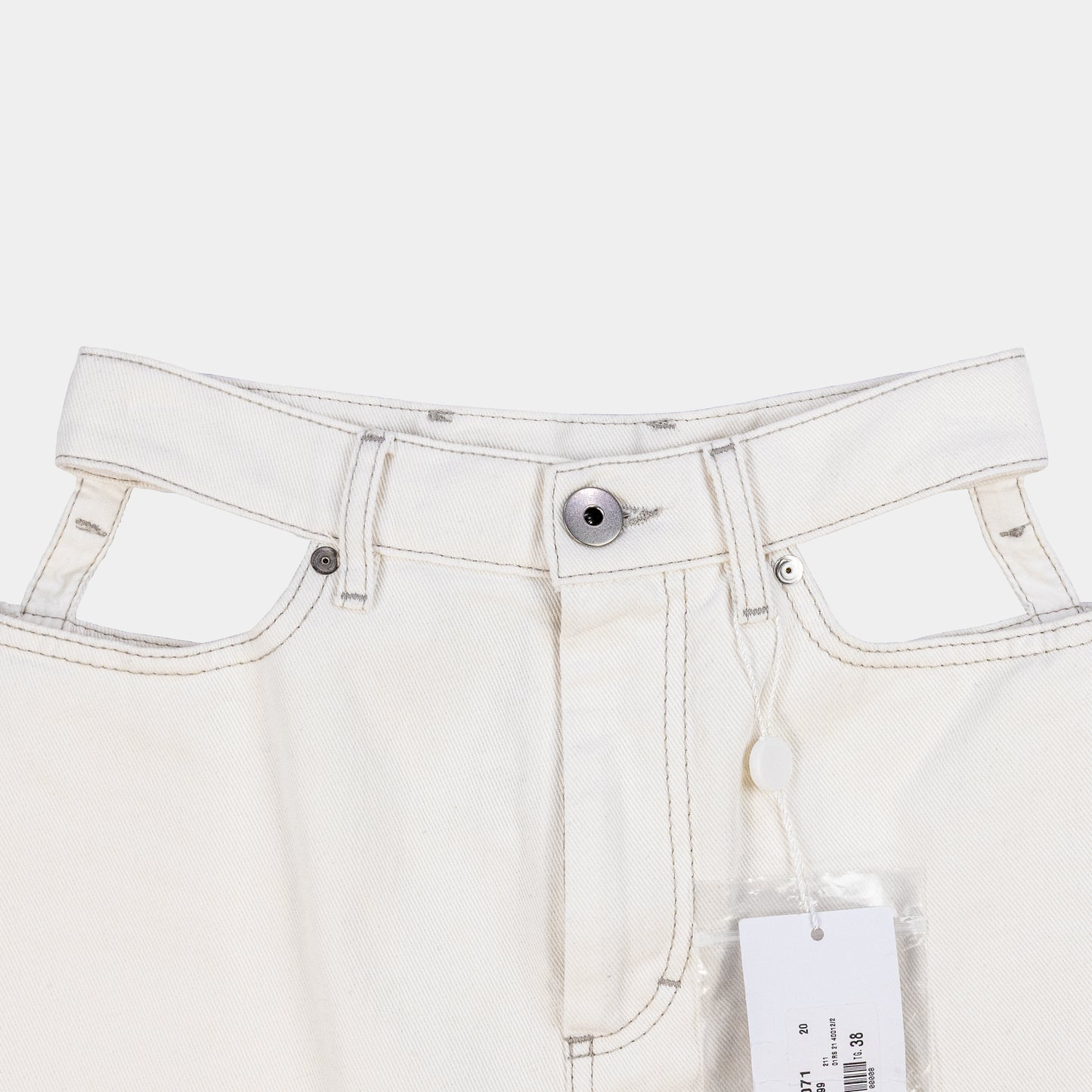 Maison Margiela High Rise Wide Leg Jeans