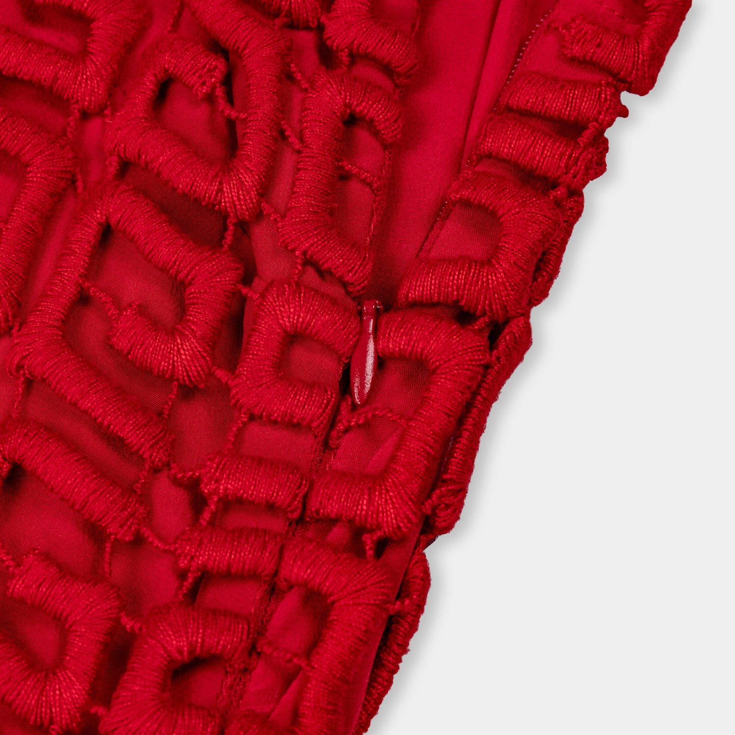 Givenchy Red 4G Guipure Dress