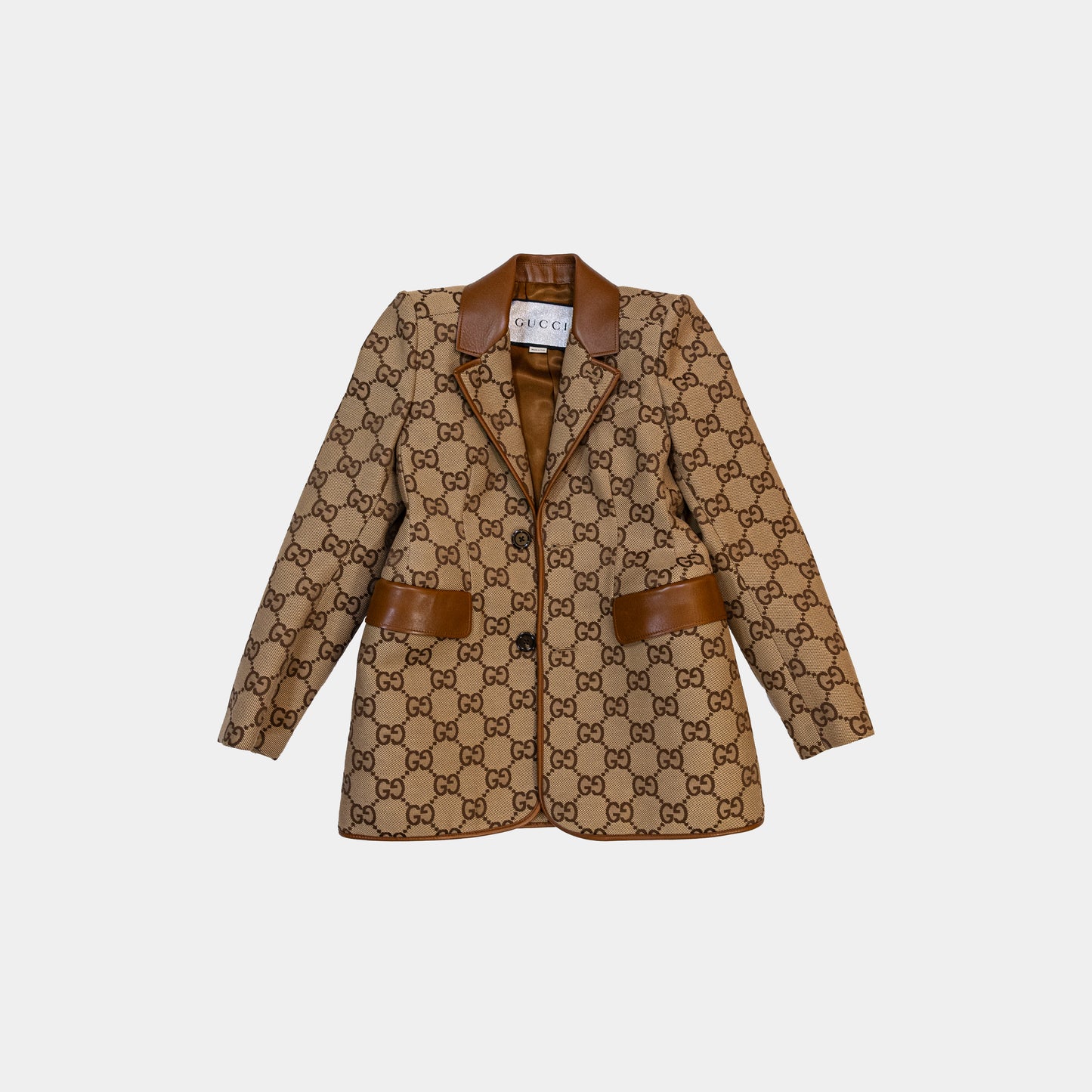 Gucci X Balenciaga Hacker Project Maxi GG Hourglass jacket