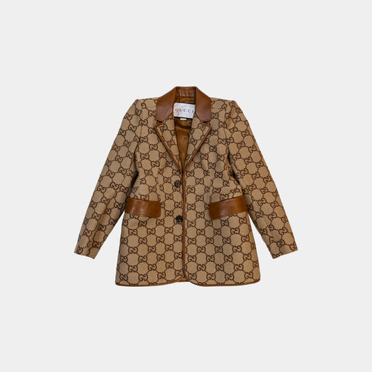 Gucci X Balenciaga Hacker Project Maxi GG Hourglass jacket