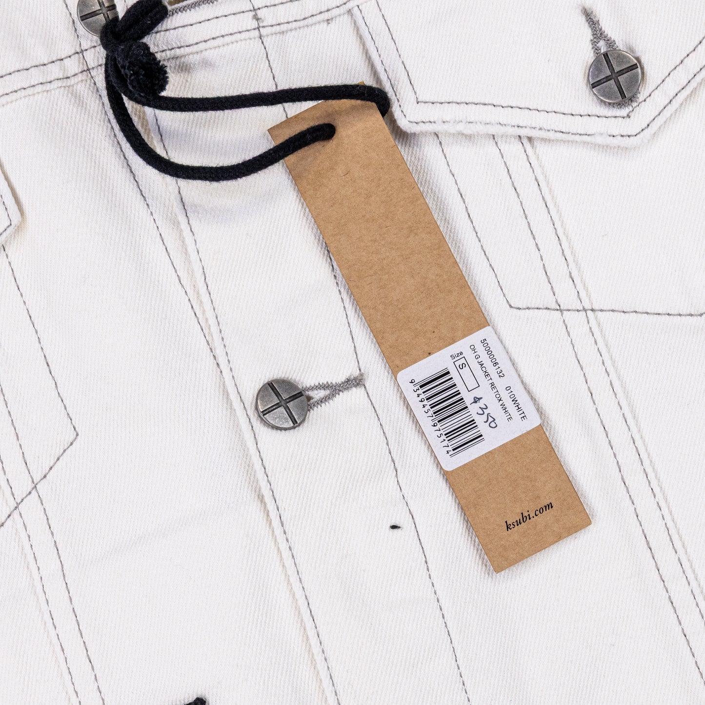 Ksubi OH G Jacket Retox White