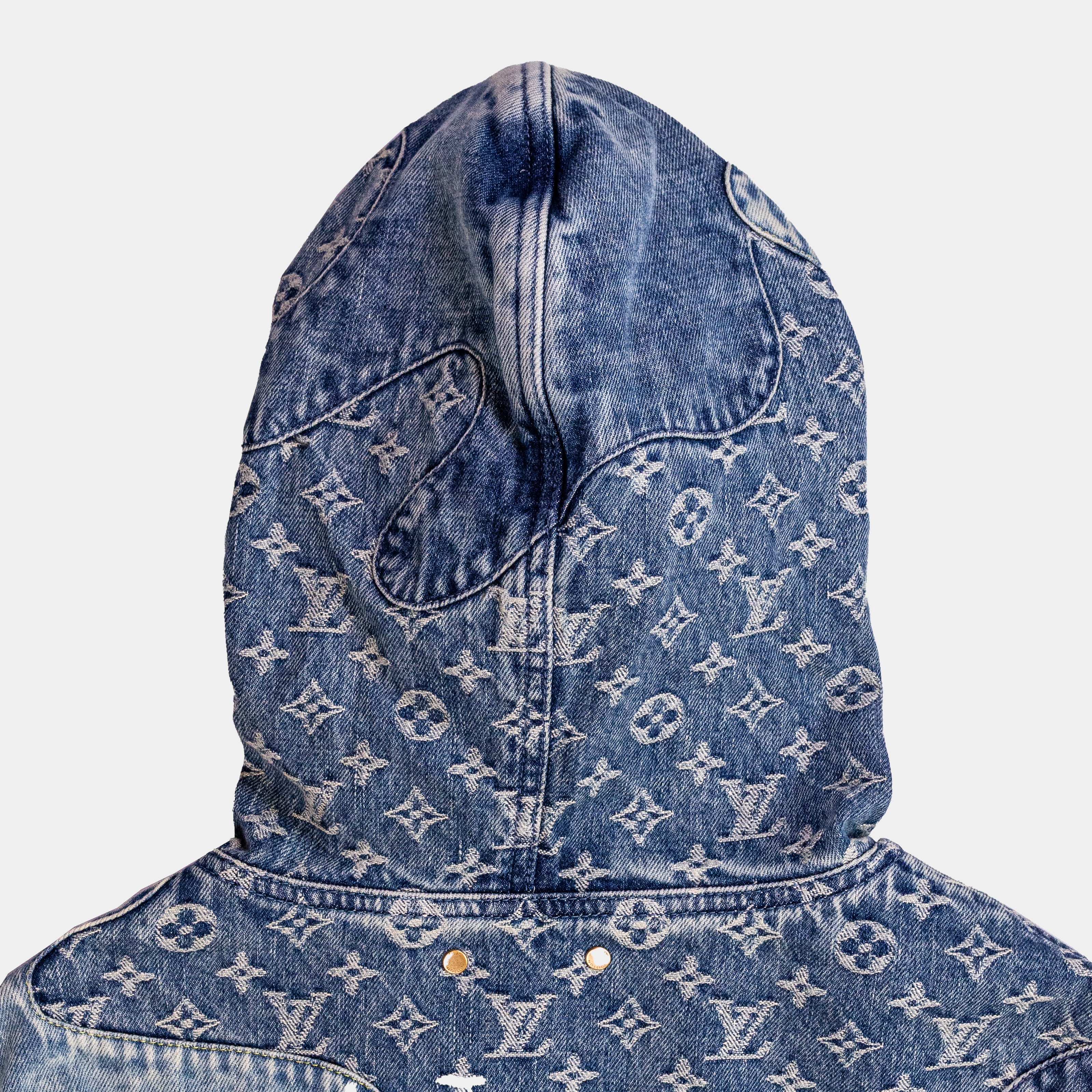 Louis Vuitton X Nigo Denim Patch Work Hooded Jacket – Kenny Nyc