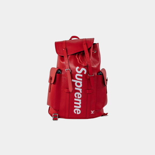 cheap supreme louis vuitton backpack x Christopher Louis Vuitton x Supreme Christopher