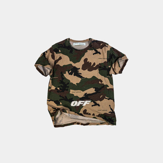 Off White c/o Virgil Abloh Camo Slim Tee