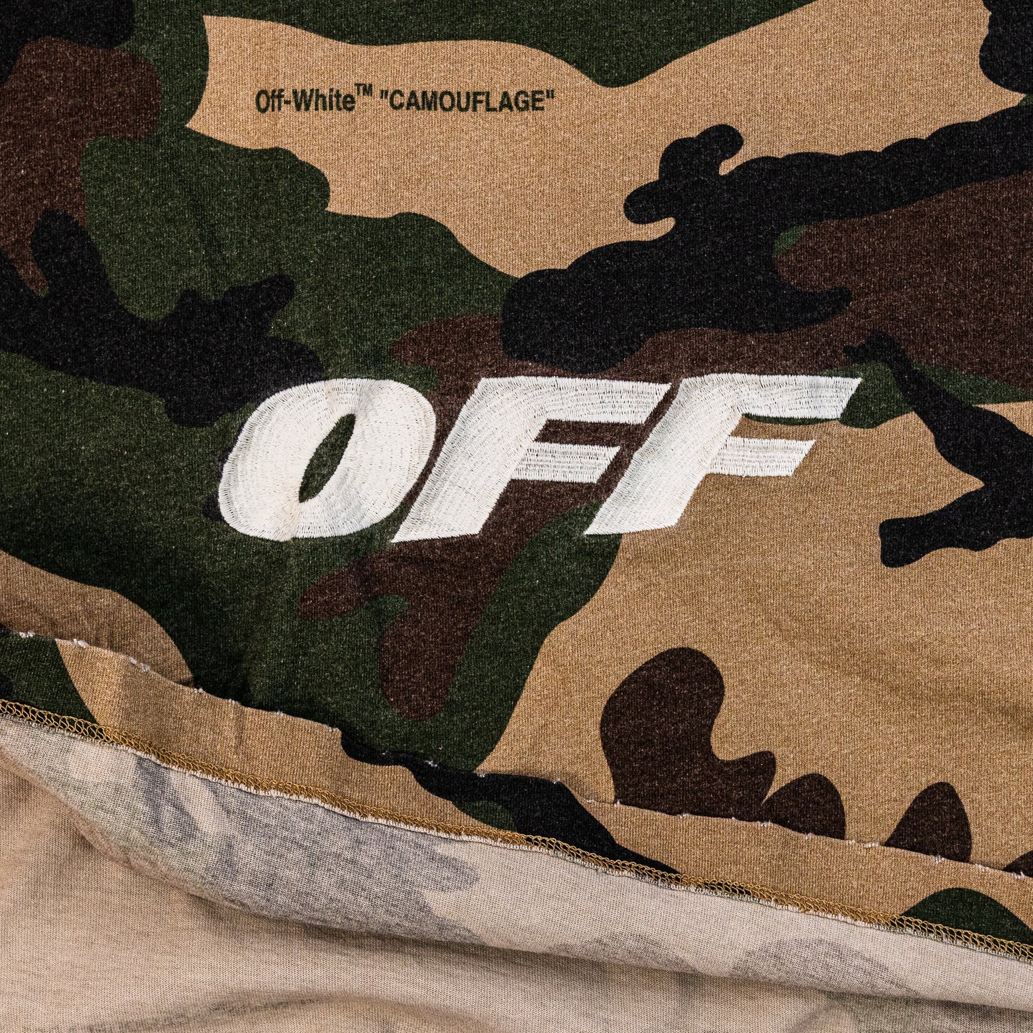 Off White c/o Virgil Abloh Camo Slim Tee
