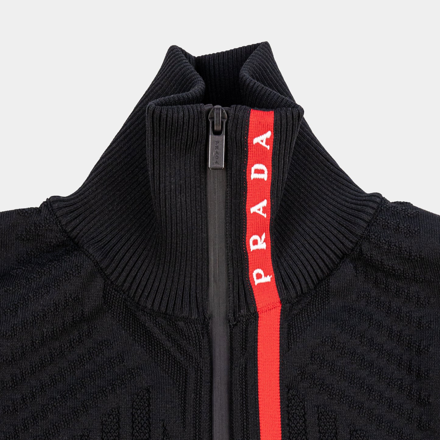Prada Tech Rec Re-Nylon Piqué Sleeveless Top