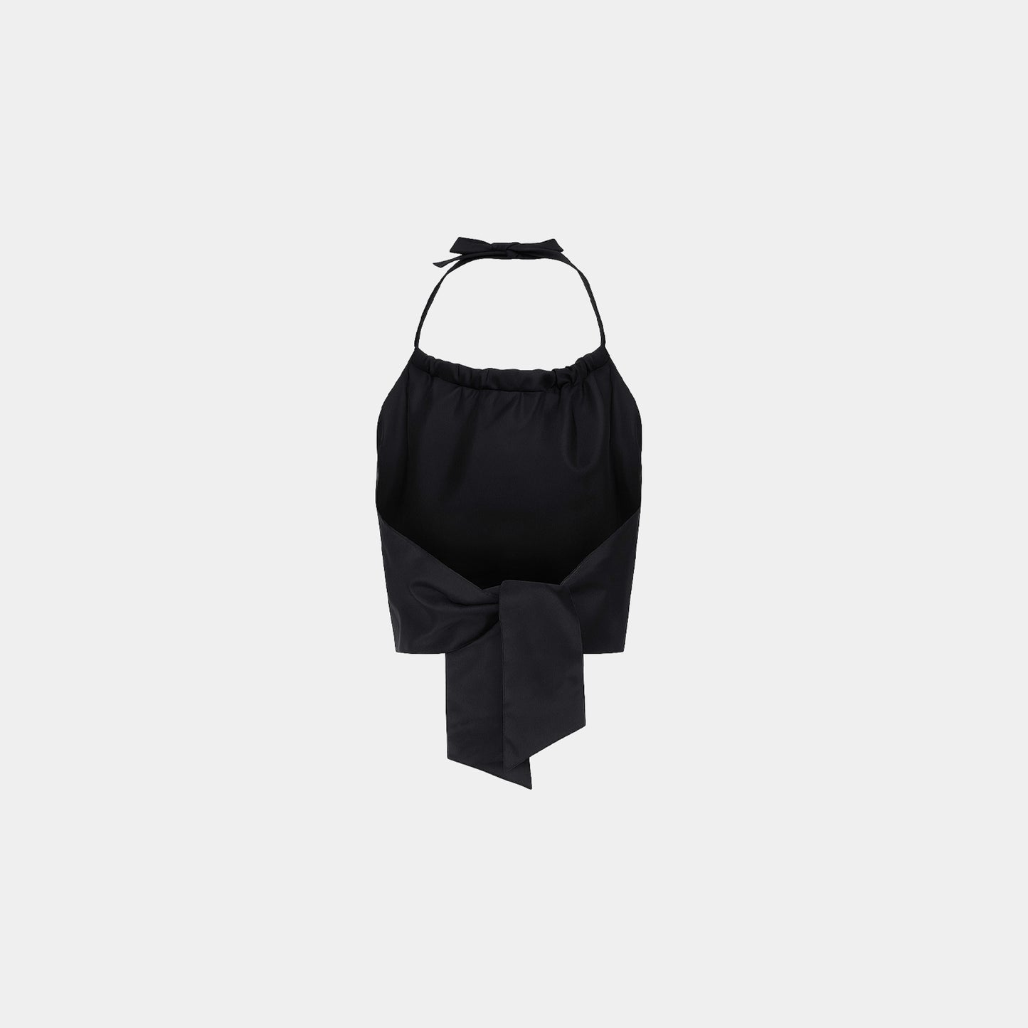 Prada Logo Plaque Re-Nylon Crop Top